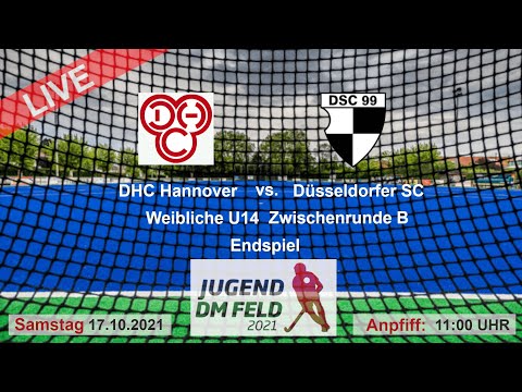 DHC Hannover vs. Düsseldorfer SC -Zwischenrunde B WU14 Endspiel - 17.10.2021 Anpfiff 11:00 Uhr