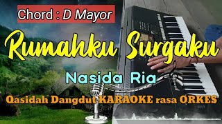 Download lagu RUMAHKU SURGAKU - Nasida Ria Qasidah Dangdut Versi KARAOKE rasa ORKES Yamaha PSR S970 mp3
