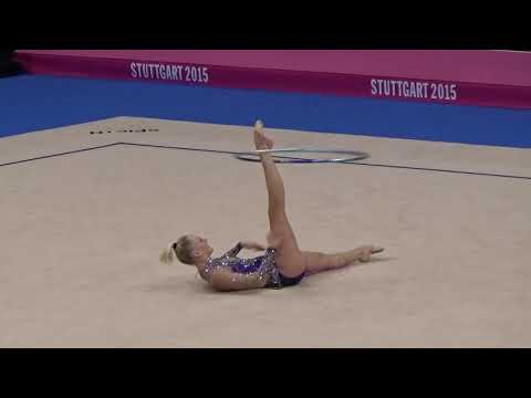 Jennifer PETTERSSON (SWE) hoop - 2015 Stuttgart worlds Qualifs