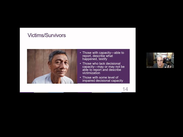 Representing Survivors of Sexual Assault in Later Life (October 2022)