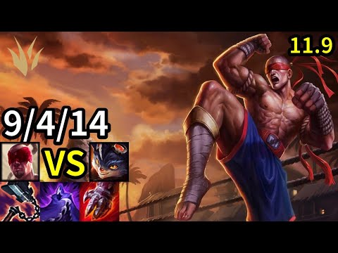 Lee Sin Jungle vs Rumble - KR Grandmaster | Patch 11.9