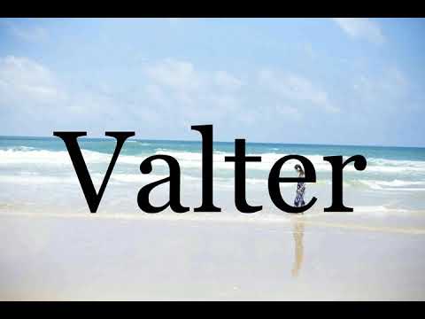 How To Pronounce Valter🌈🌈🌈🌈🌈🌈Pronunciation Of Valter