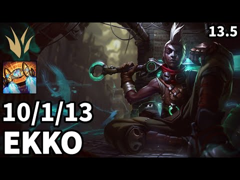 Ekko Jungle vs Lee Sin - EUW Master | Patch 13.5