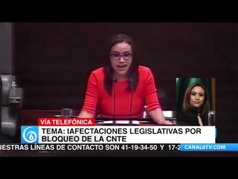Afectaciones legislativas por bloqueo de integrantes de la CNTE