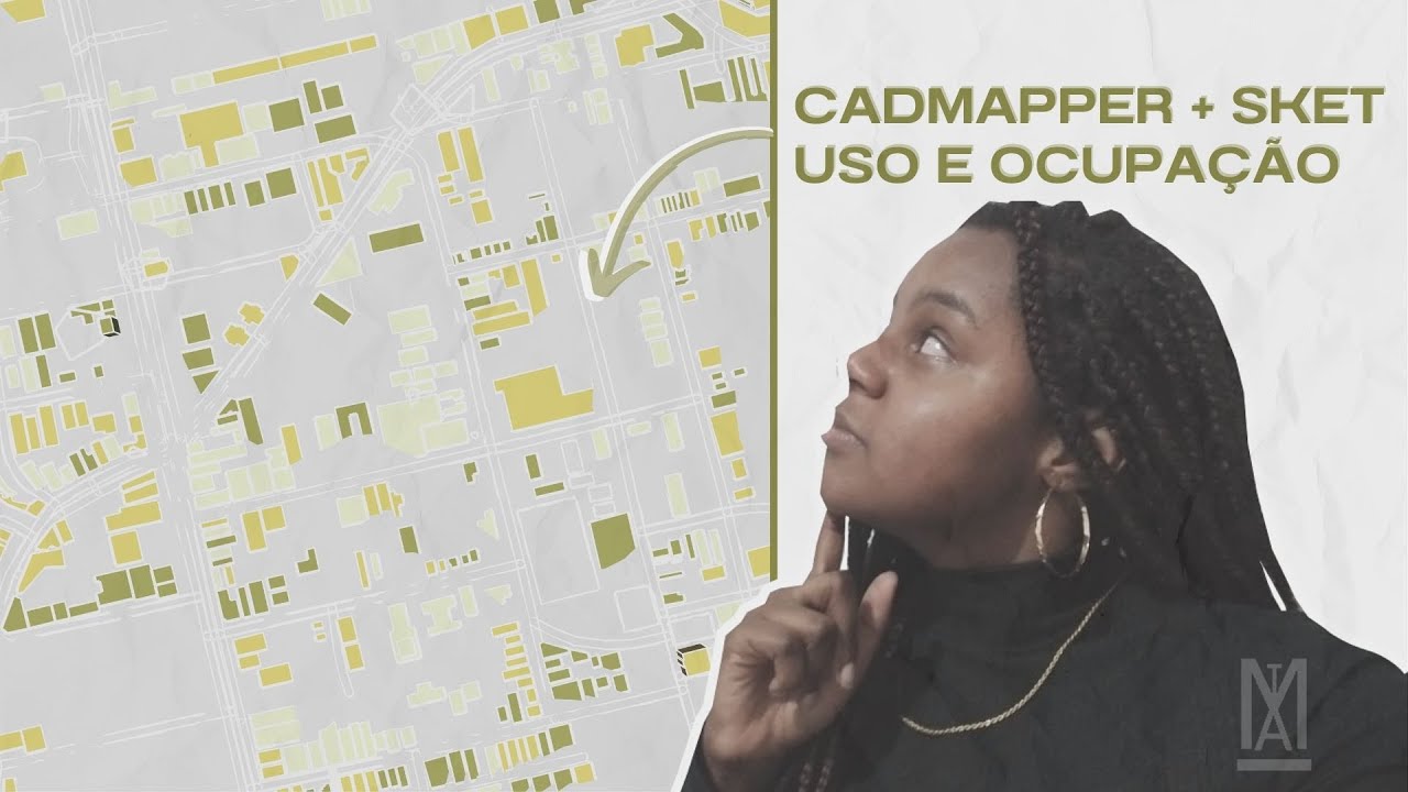 Como fazer mapas/diagramas de Uso e Ocupação com o CADMAPPER e o SKETCHUP ONLINE -Tutorial 3D
