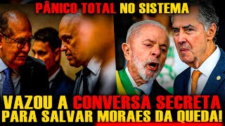 #1  O STF RACHOU! VAZA A CONVERSA SECRETA DE GILMAR PARA SALVAR MORAES, MAS 5 MINISTROS O ABANDONAM!