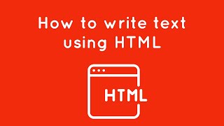 How to write text in HTML               #youtube #html