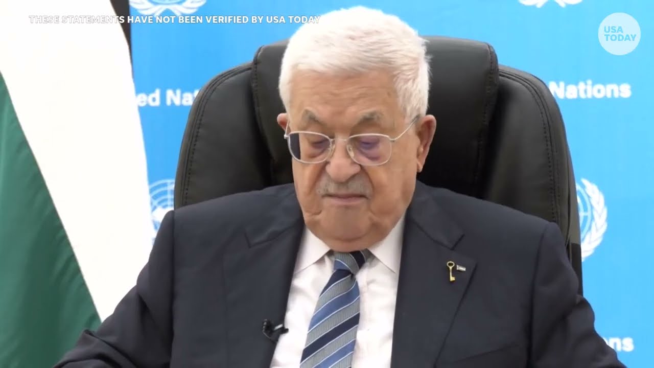 In UN speech, Palestine's Abbas calls for 2-state solution with Israel: 'Do not allow another Nakba'
