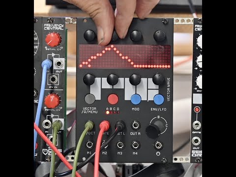 C.K. builds a Vector-Wave synth kit from RYK Modular, eurorack