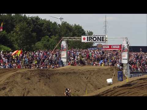 Olsen crashes - MX2 Race 1 - MXGP of Belgium 2019
