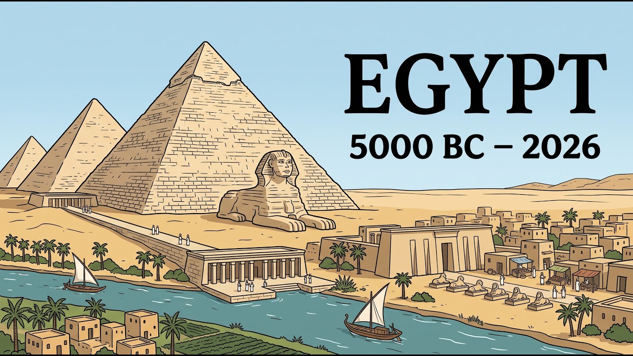 The ENTIRE History of Egypt in 17 Minutes