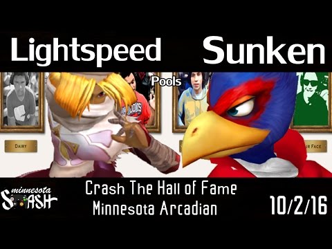 [Melee Singles Pools] Lightspeed (Sheik) vs Sunken (Falco) [DownB Arcadian]
