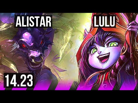 ALISTAR & Ashe vs LULU & Twitch (SUP) | KR Master | 14.23