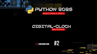 Download the video "Ep 2 - How to Build Digital Clock in Python | Tkinter Project"