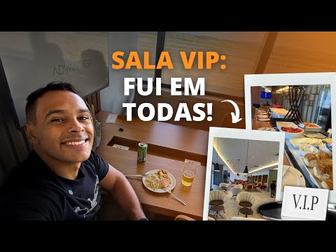 Visitei TODAS as Salas VIP do Aeroporto de Confins (MG) - Qual vale mais a pena?