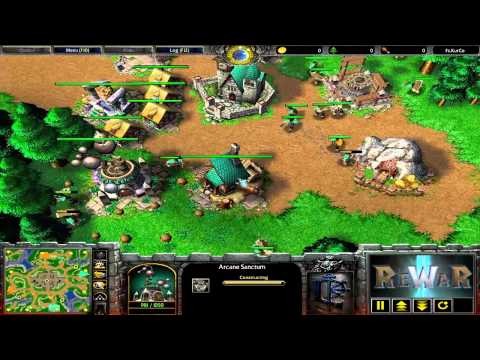 CheerOn (ORC)  Ls.WoLv (NE) vs Fs.Wind (HU) FsBull (ORC) - Game 1 - WarCraft 3 gameplay - RN35