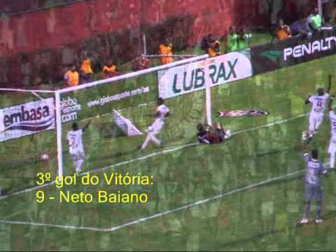 Vitória 3 X 2 Feirense. Gol de Neto Baiano. (28/4/12)