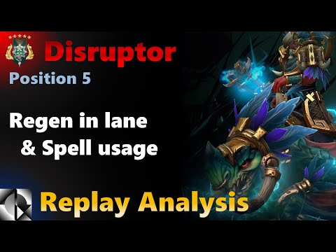 Replay Analysis: Disruptor 5 Support - Archon 5 | 7.27d