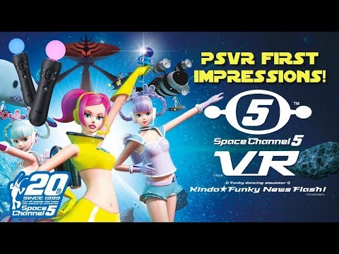 SPACE CHANNEL 5 VR: Kinda Funky News Flash | PSVR First Impressions!