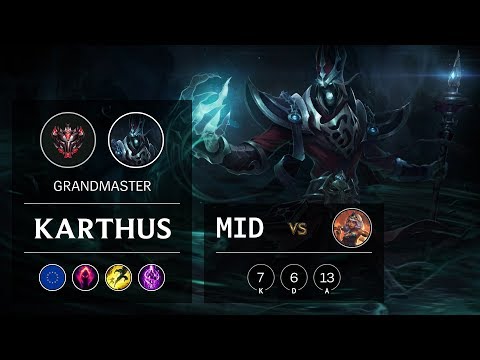 Karthus Mid vs Qiyana - EUW Grandmaster Patch 9.24
