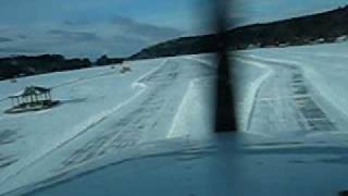 preview picture of video 'Alton Bay New Hampshire (B18) ICE RUNWAY'