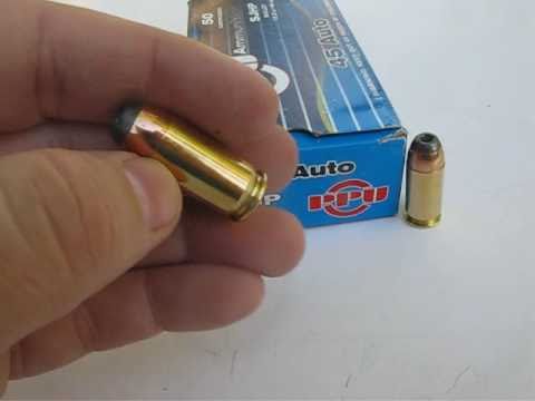 45 ACP - Prvi Partizan - 185 Gr. SJHP Ammo Test