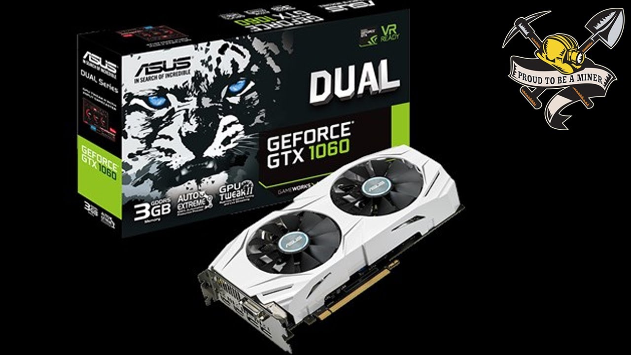 Видеокарта Asus PCI-E DUAL-GTX1060-O3G nVidia GeForce GTX 1060 3072Mb 192bit GDDR5 1594/8008 DVIx1/HDMIx2/DPx2/HDCP Ret