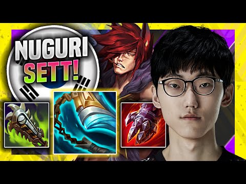 NUGURI DESTROYING WITH SETT! - FPX Nuguri Plays Sett Top vs Gwen! | Season 11