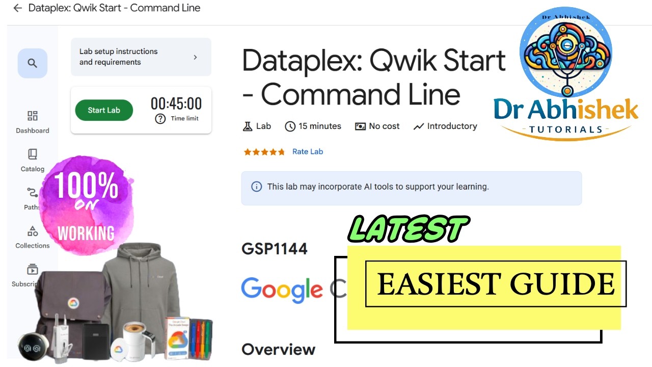 Dataplex: Qwik Start - Command Line | 2026 | #GSP1144 #qwiklabsarcade2026