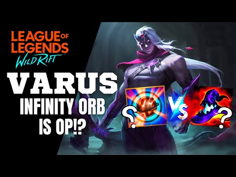 DESRTOYER (AP) VARUS (NEW ITEM!?) | WILD RIFT | SEASON 8 | BOT LANE GAMEPLAY | (BUILD & RUNES)