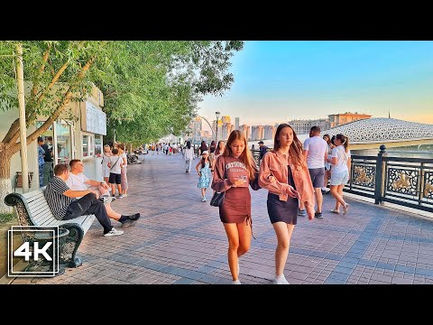Discover the Secrets of Astana: Walking the Central Embankment to Astana Park | Kazakhstan 4K