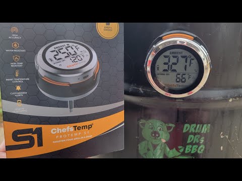 Chefs Temp S1 & Breezo walk thru and install on a uds #ChefsTemp #ProTempS1 #breezo #smartgrilling