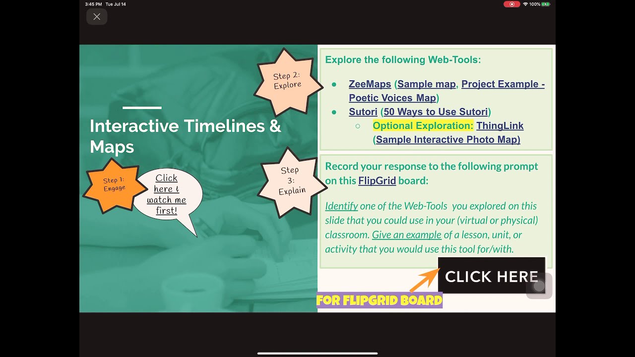 WebQuest Topic: Interactive Maps & Timelines Introduction