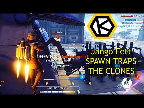 JANGO FETT SPAWN TRAPS THE CLONES ON KAMINO | Supremacy | Star Wars Battlefront 2