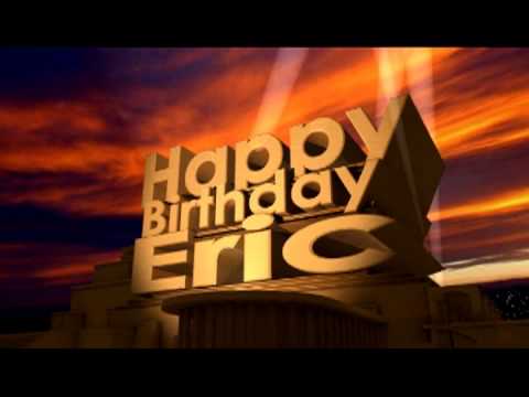 Happy Birthday Eric