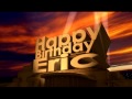 Happy Birthday Eric