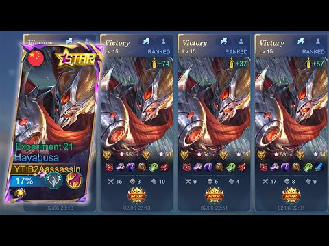 HAYABUSA BEST WINSTREAK SOLO RANK🔥|TOP GLOBAL HAYABUSA