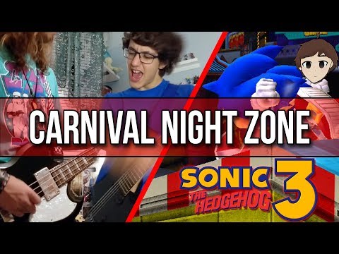 Sonic 3 "Carnival Night Zone" - Rock Cover || Christian Richardson & GuitarGeek25