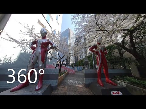 Walking around The Broadcast Center, Tokyo Japan [360°]