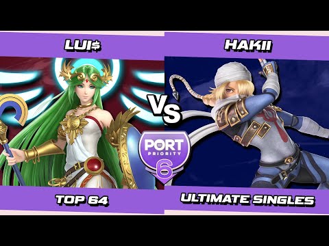 Port 6 Top 64 - Lui$ (Palutena) Vs. Hakii (Sheik) SSBU Ultimate Tournament
