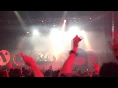 Xavier de Rosnay (Justice) with Busy P and Breakbot @ Ed BangerLand 10th Anniversary