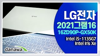 LG전자 2021 그램16 16ZD90P-GX50K (SSD 256GB)_동영상_이미지