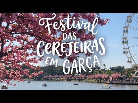 Parque das cerejeiras na cidade de Garça São Paulo 39° festa da cerejeira 🌸 #rotinareal 
