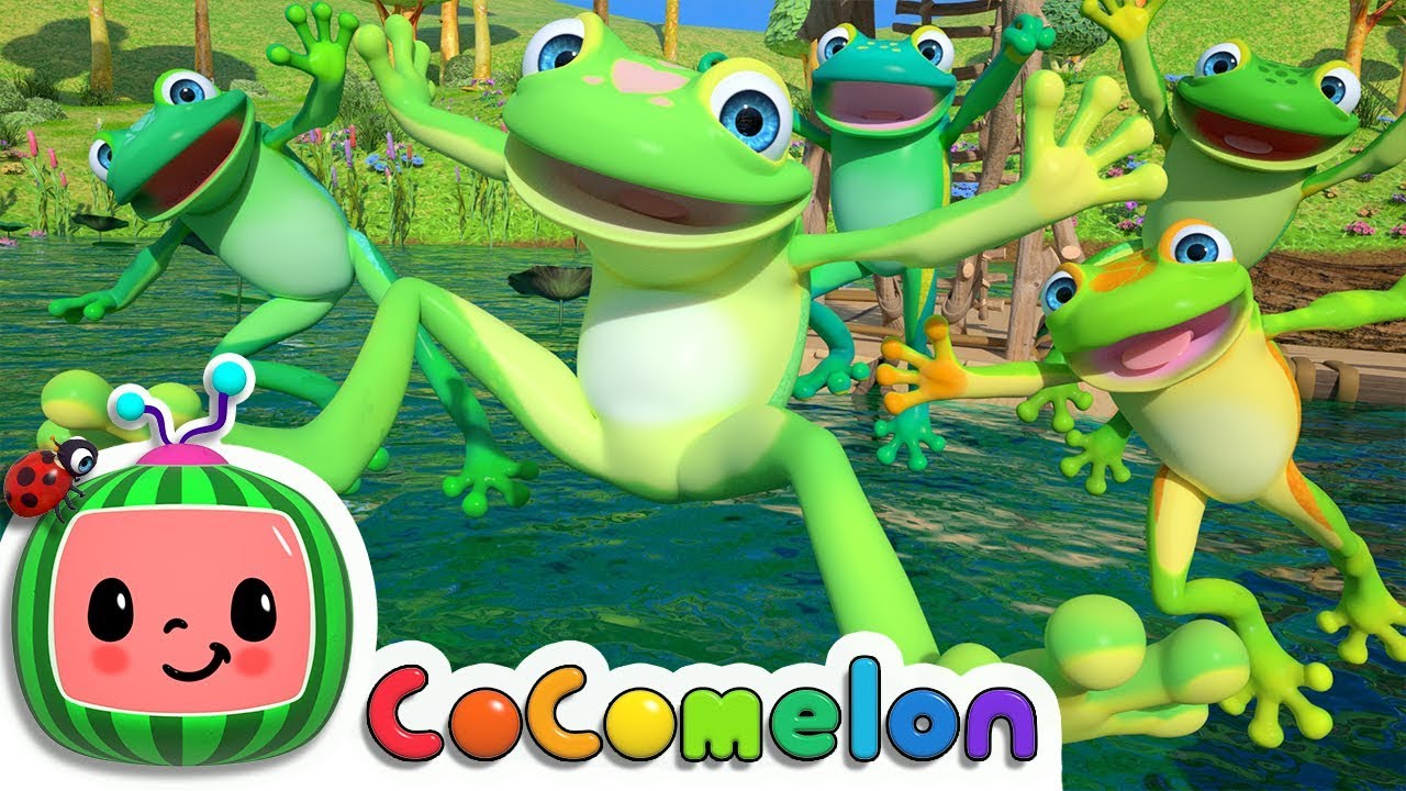 Five Little Speckled Frogs Lyrics - CoComelon