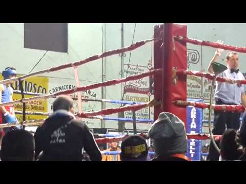 Agustin Romero y uno de sus chicos...