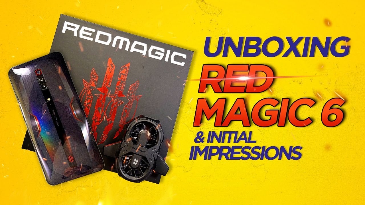 Nubia Red Magic 6 / 6 Pro 5G TK Essentials Unboxing Initial Impressions Camera Test, COD PUBG Gaming