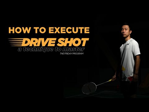 How to execute drive shot
