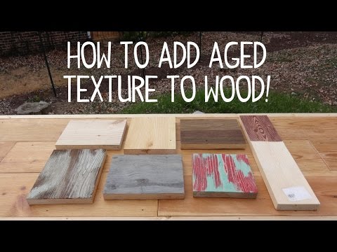 How to Make Wood Look Old & Weathered (Texture Trick!) Video