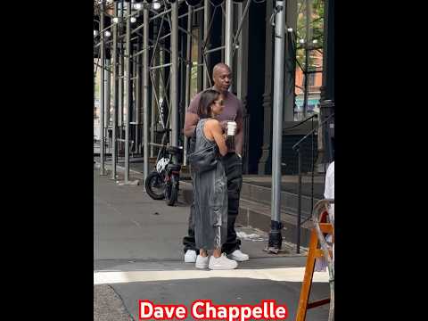 Dave Chappelle and wife out in NYC #celebrity #comedy #davechappelle