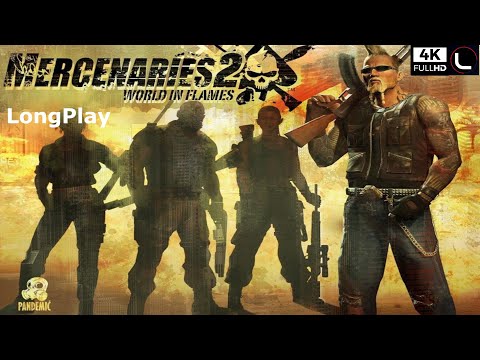 PC - Mercenaries 2: World in Flames - LongPlay [4K:60FPS] 🔴